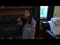 Nikita Alexandra singing Naughty from Matilda the Musical