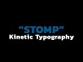 Stomp kinetic typography background music  no copyright