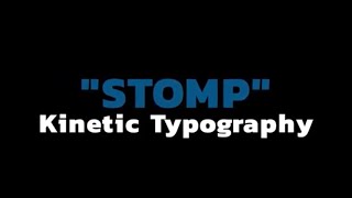 Stomp Kinetic Typography Background Music - No Copyright