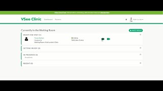 Free VSee Clinic [FVC] Tutorial - How to Chat and Call Your Patients from Dashboard screenshot 3