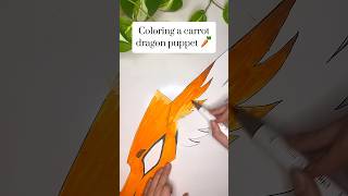 Famous Coloring A Carrot Dragon Puppet 🥕 #paperart #papercrafts #shorts #trending #viral #foryou #art #fyp Profile