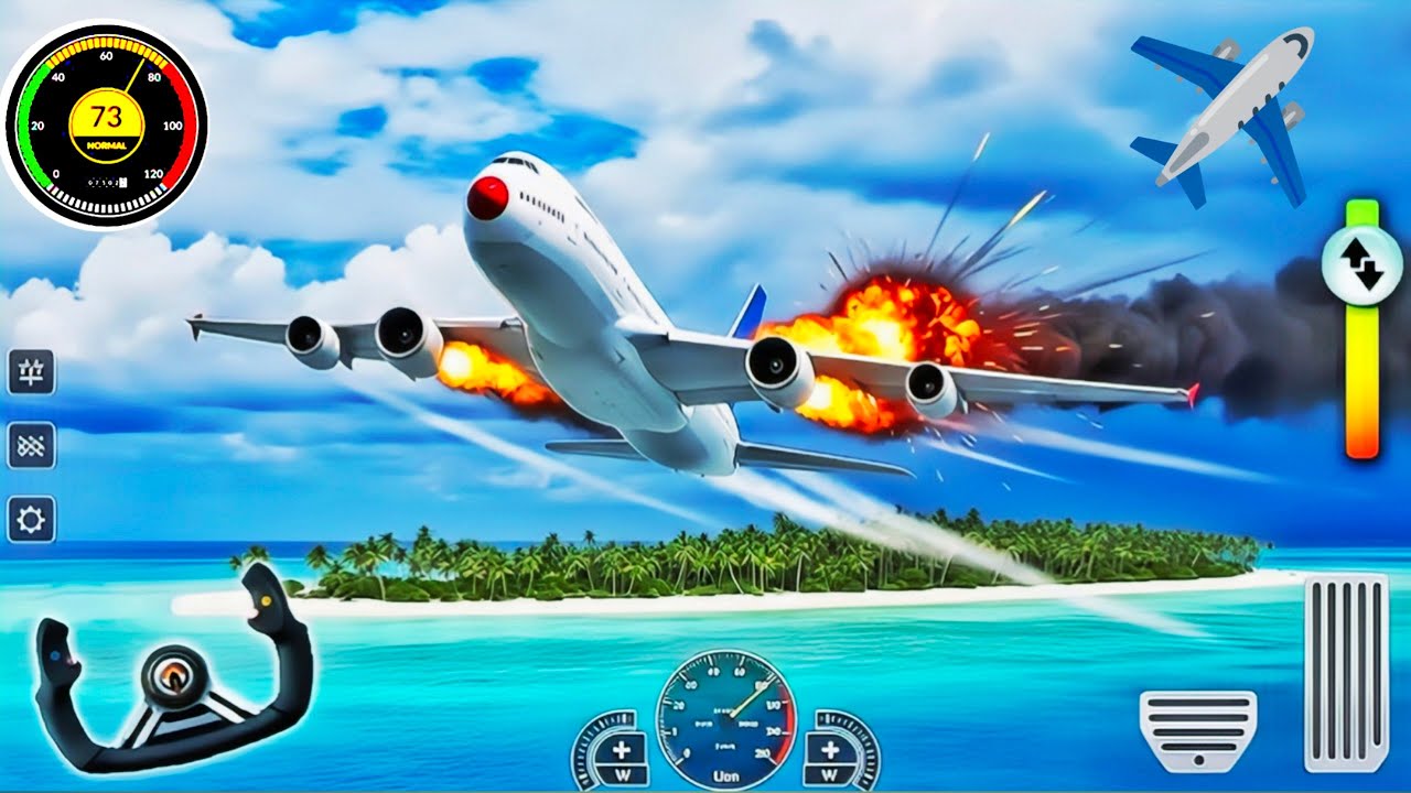 Sky Pilot 3D - Flight Airplane City Pilot Simulator - Plane Boeing Emergency Landing - Android Games