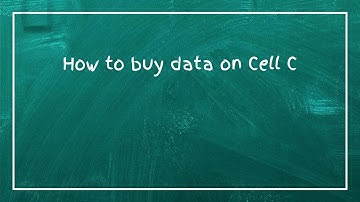 How to buy data on Cell C