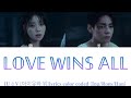 (AI) LOVE WINS ALL IU & V AI [아이유와 뷔] lyrics color coded [Ing/Rom/Han]