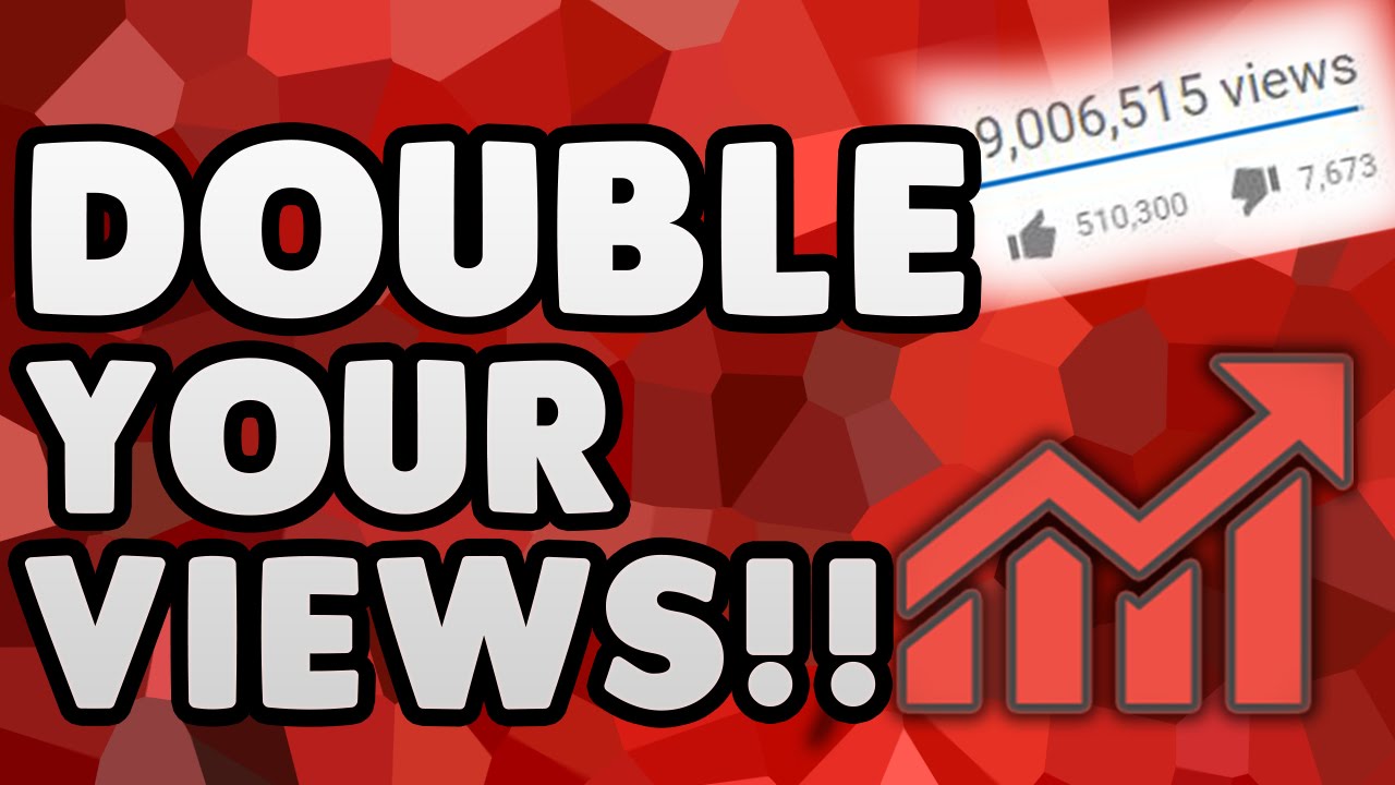 DOUBLE YOUR YOUTUBE VIEWS Get 100k Views For Free 100 Works