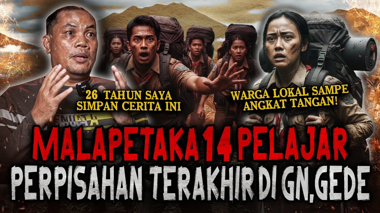 SEREEM.!! PERPISAHAN TRAGIS 14 PELAJAR PALING HOROR DI GUNUNG GEDE SAMPE WARGA LOKAL ANGKAT TANGAN