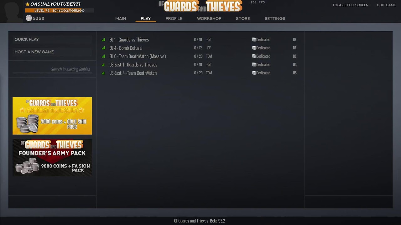OGAT 4v4 League - Week 3 - ARYAEL vs. The Chatroom