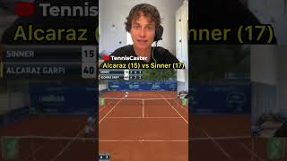 🚨FIRST MATCH Alcaraz(15) vs Sinner(17)! ¿Quién ganó?#alcaraz #sinner #firstmatch #tennis