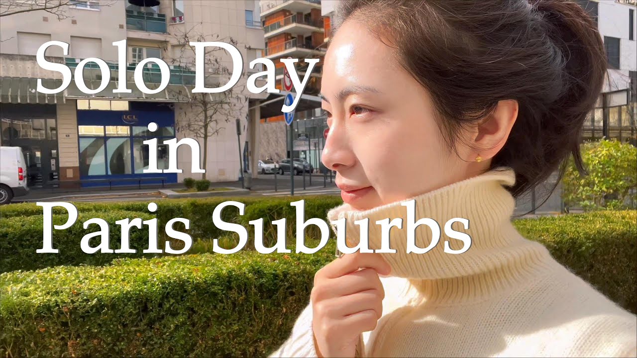 Alone in Paris Suburbs | Outdoor | Hidden Gem | Daily Life in France Vlog 🇫🇷