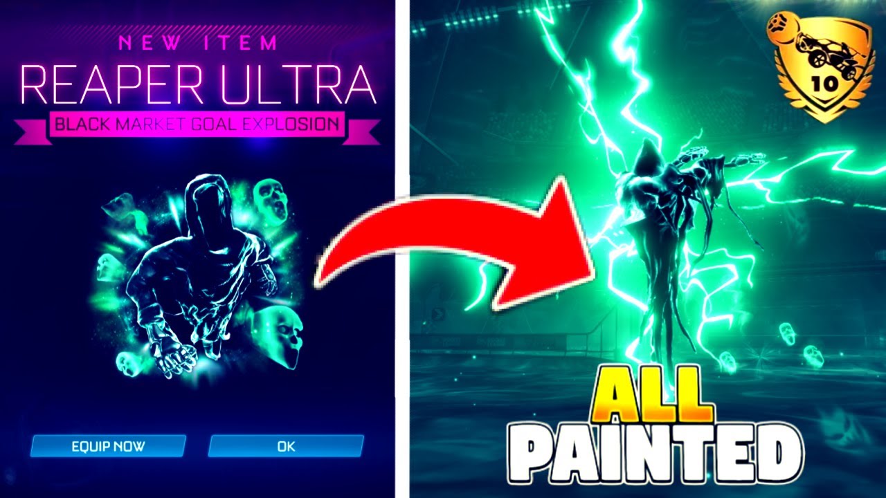 ALL *NEW* REAPER ULTRA GOAL EXPLOSIONS IN ROCKET LEAGUE!