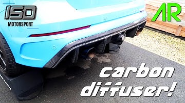 Carbon Fibre Rear Diffuser Install! | 150 Motorsport | Focus RS