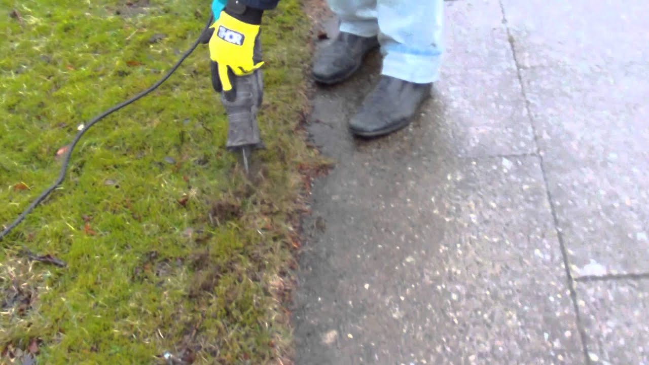 Green Label reciprocating saw blade trimming edge of lawn YouTube