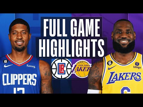 Clippers at lakers | full game highlights | january 24, 2023