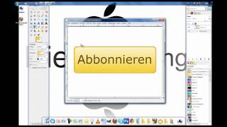 Gimp Tutorial: Abonnieren Button