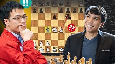 Best Ending Chess Game : 80 By Wesley So vs Lê Quang Liêm #checkmate #boardgames #chessplayer  