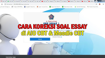 Cara Koreksi Soal Essay di AIO-CBT & Moodle