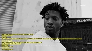 Short Stomp Dynamic Typography Opener | After Effects Template | VideoHive 26055036