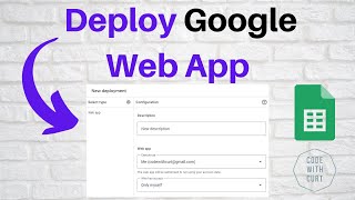 Deploy Google Web App screenshot 3