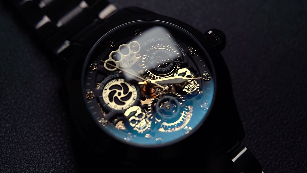 MVL "Double skull" Automatic wrist watch