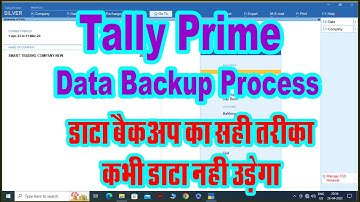 Tally Data Backup in Tally Prime | How Backup in Tally Prime | Tally Prime Course