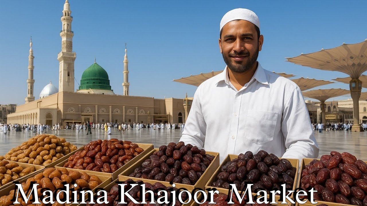 Madina’s Famous Khajoor Market 🌴 | Fresh Dates🍯 | Medina Travel Vlog