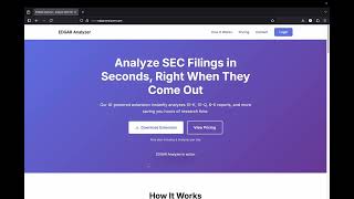 Getting started with EDGAR Analyzer