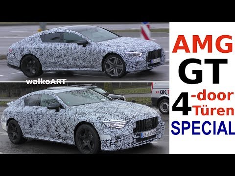 Mercedes Erlkönig AMG GT 4-door 53? Viertürer X290 SPECIAL - SPEZIAL 4K SPY VIDEO