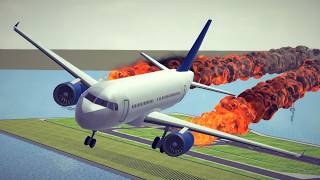 Fictional Airplane Crashes And Emergency Landings #2 | Besiege