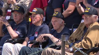 Honor flight to Arlington National Cemetery pays tribute to WWII veterans