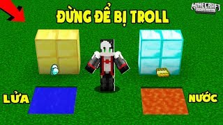 REDHOOD THAM GIA THỬ THÁCH VƯỢT QUA 10 CÁI BẪY TROLL KHÓ NHẤT MINECRAFT*REDHOOD ƠI ĐỪNG ĐỂ BỊ TROLL