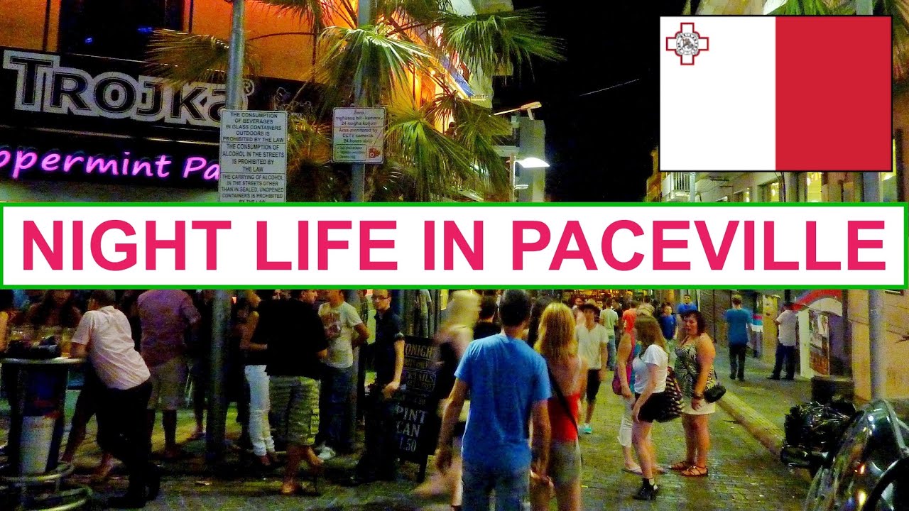 Paceville Nightlife St Julians Malta - YouTube