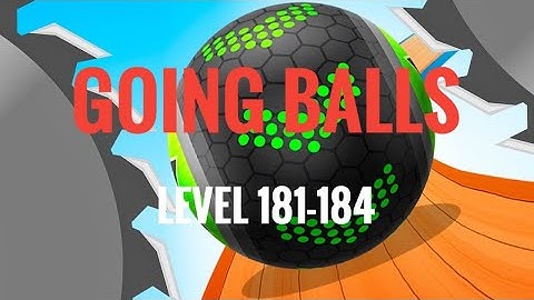 Going Balls | Walkthrough | Level 181-184 | ASMR