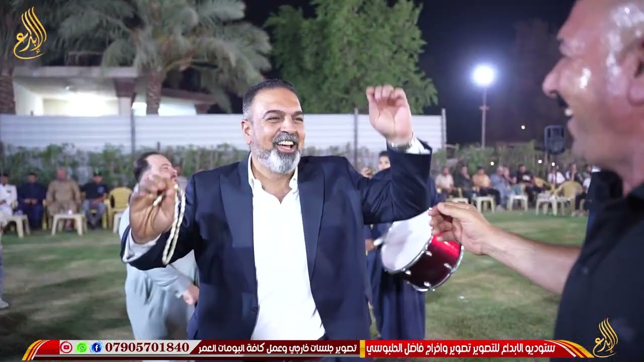 حفل زفاف محمد نهاد الدليمي فصل العريس مع الفنان علي المنصور