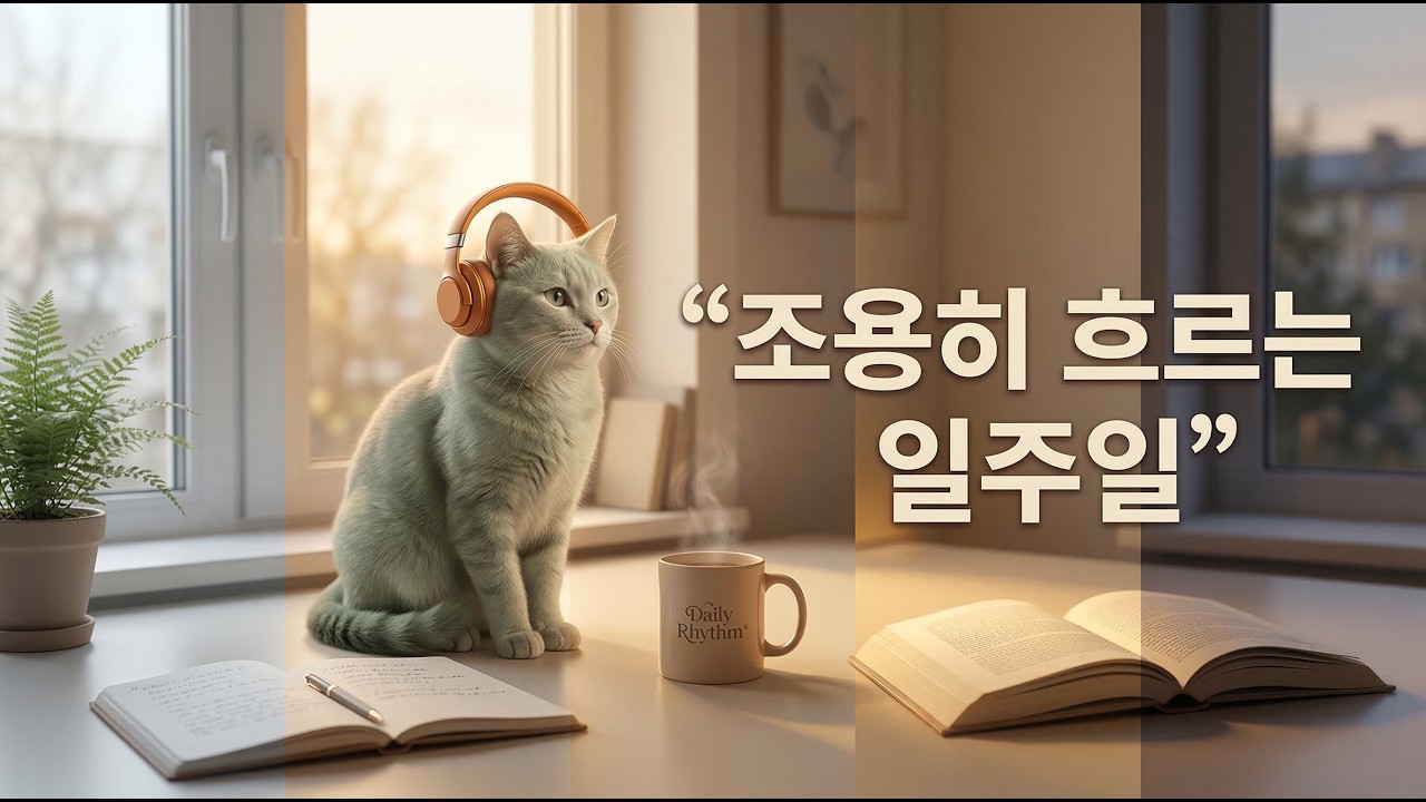 어느새 스며드는 일주일의 온도 | 작업할 때 틀어두기 좋은 잔잔한 음악