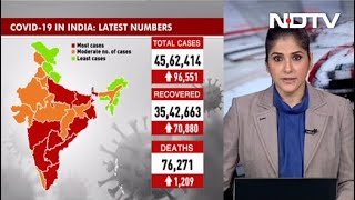 COVID-19 News: India Sees Record 1-Day Surge In Covid Cases, Deaths; Tally Past 45 Lakh