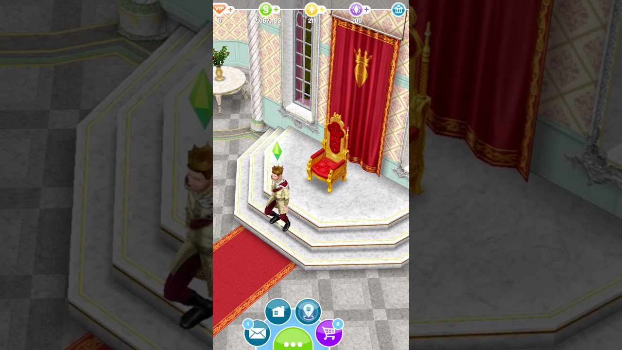 Sims FreePlay - Castle - Declare a Decree - Lover's Day.