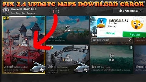How to Fix Maps Download error after PUBG 2.4 update