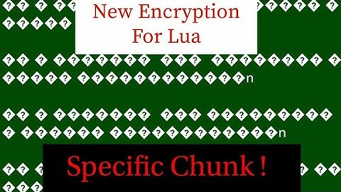 New Encryption For Lua (GG