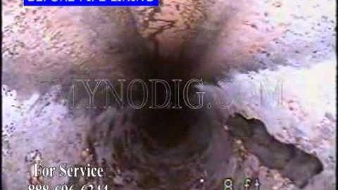 Dana Point CA Pipe Lining Sewer Repair Under House - Before & After Video