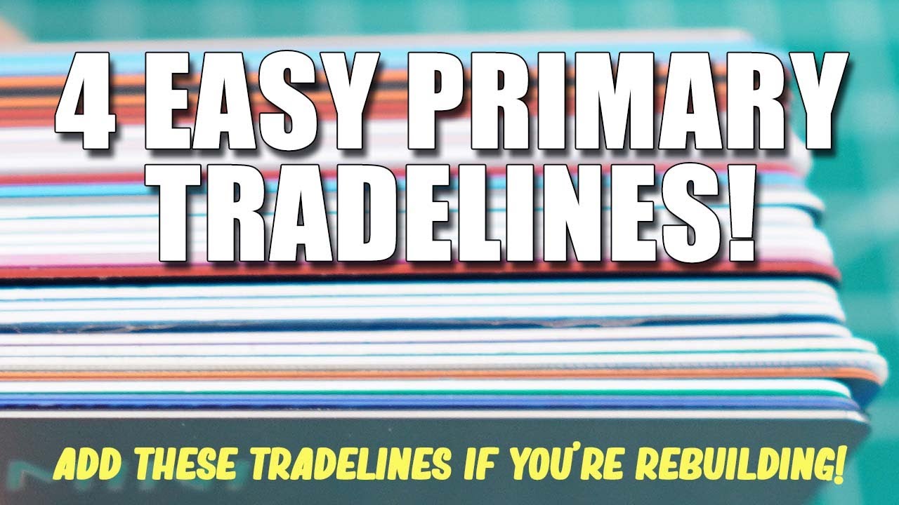 4 EASY Aged Tradelines For Credit Building (Rebuilding Credit) YouTube