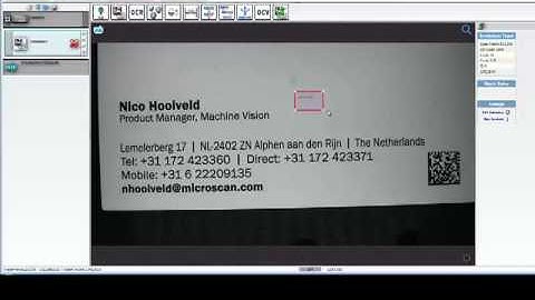 Microscan AutoVISION 2.0: Create a Vision Job in 3 Steps [German Language]