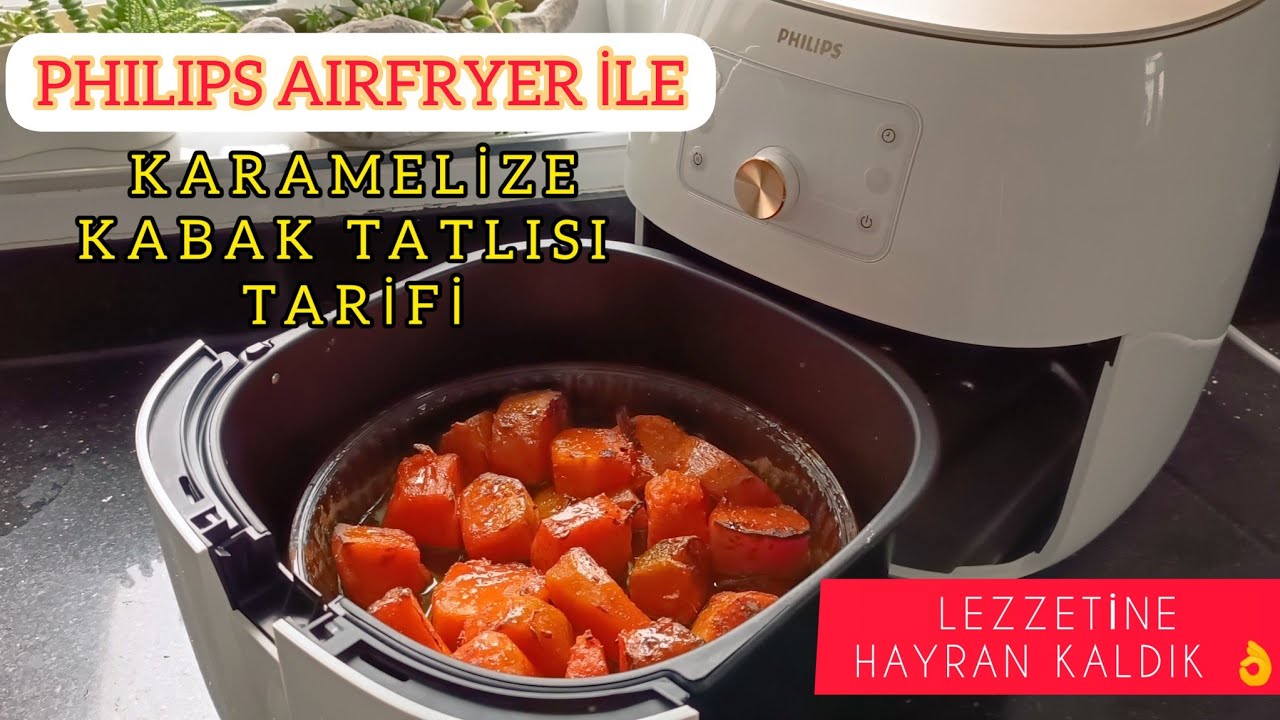 📢 AİRFRYER İLE KABAK TATLISININ BU KADAR LEZZETLİ OLACAĞINI TAHMİN BİLE EDEMEZDİM👌AİRFRYER TARİFLERİ