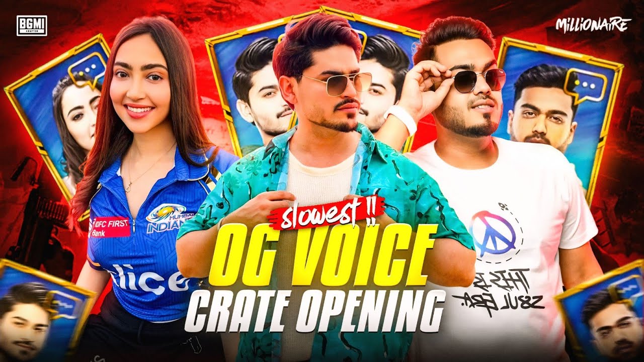 The OG Voice Crate Opening | Joker , Kashvi , Mamba Special Voice Pack ...