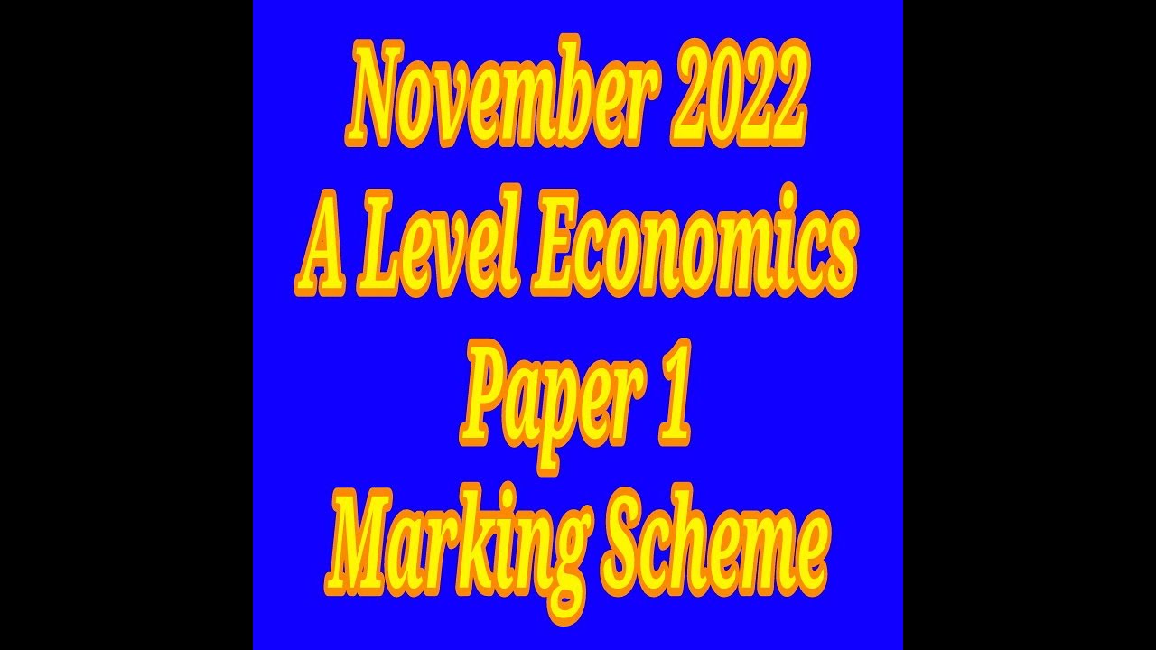 possible essay for economics paper 1 november 2022