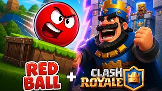 Clash Royale & Red Ball 4 — Double Game Play (FIRST VIDEO)