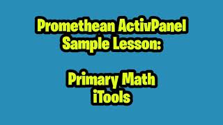 Promethean Primary iTools Math