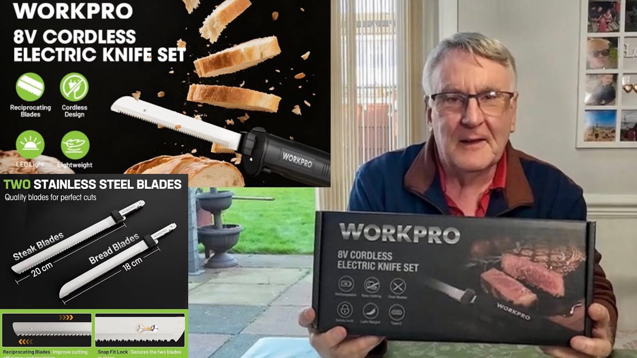 Набор беспроводных электрических ножей Workpro