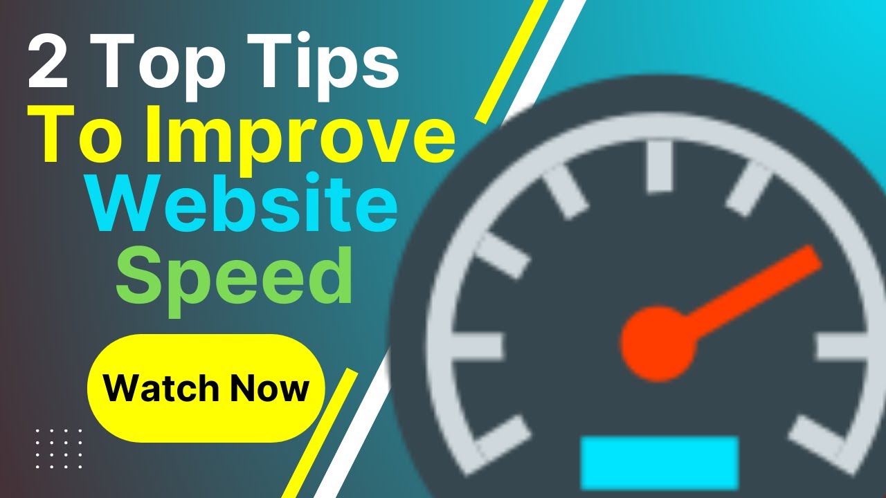 Top 2 Tricky Ways To Improve Website Speed Performance - YouTube
