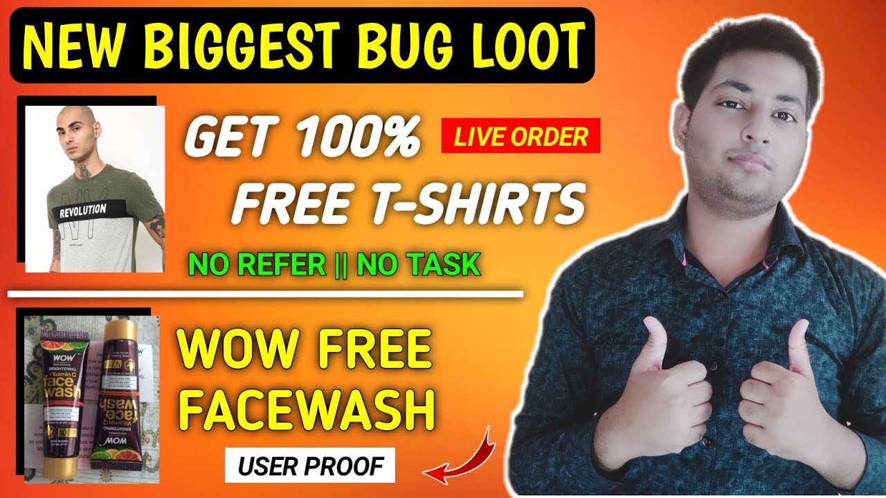 🔥4 New Free Biggest Loot | wow free face wash | free online Shopping 2022 | free products