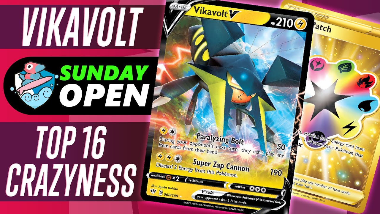 INSANE TOP 16 GAMES WITH TURBO PATCH VIKAVOLT! [Pokemon TCG Online
